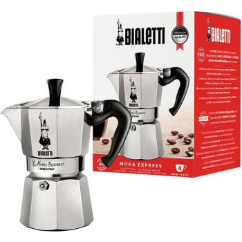 Bialetti Moka Express kotyogós kávéfőző, 4 adagos kép