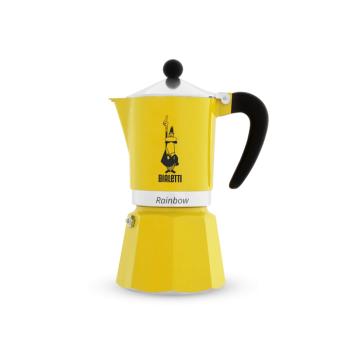 Bialetti Rainbow kotyogós kávéfőző, 6 adagos – sárga kép
