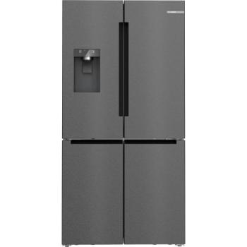 Bosch KFI96AXEA Többajtós Alulfagyasztós hűtőszekrény E Energiaosztály, Hűtő: 375L, Fagyasztó: 199L, Nofrost, Zajszint: 39 dB, Szél: 90.5 cm, Mag: 183 cm, Mély: 73.1 cm, Digitális kijelzővel kép