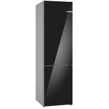 Bosch KGN39LBCF szabadonálló hűtő fekete üveg NoFrost 203x60x67cm Serie6 kép