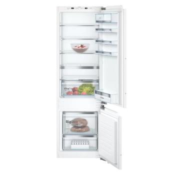 Bosch KIS87AFE0 Beépíthető Alulfagyasztós hűtőszekrény, E,209L/61L,Nofrost nélkül,36 dB,Szél: 56 cm,Mag: 177.5 cm,Mély: 55 cm kép