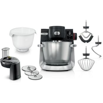 Bosch MUMS6ZS23D konyhai robotgép mérleggel 1600W fekete-szálcsiszolt acél Serie6 kép
