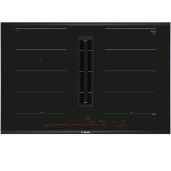 Bosch PXX875D67E Beépíthető Indukciós főzőlap beépített páraelszívóval Fém keretes,7000 W,Érintőszenzoros,Gyerekzár, kép