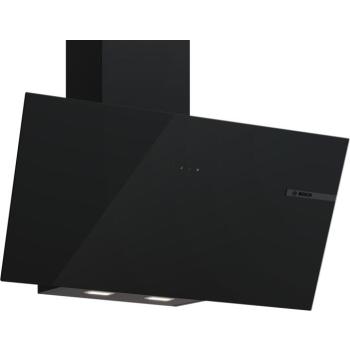 Bosch Serie 4, Falra szerelhető páraelszívó, 80 cm, Fekete üveg,... kép