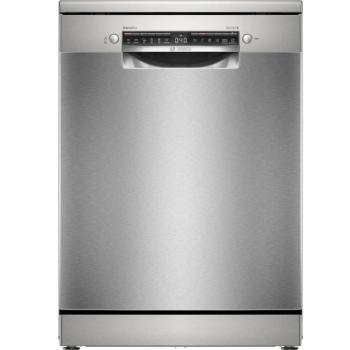 Bosch SMS4ECI26E Szabadonálló mosogatógép 13 teríték, 6.7 L fogyasztás, 6 program, 44 db zajszint, D energiaosztály, Felső evőeszköztartó tálca, 60 cm, Digit. kijelző kép