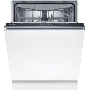 Bosch SMV25EX02E Beépíthető mosogatógép, bútorlap nélkül 13 teríték, 9.5 L fogyasztás, 5 program, 48 dB zajszint, E energia, Felső evőeszköztartó , 60 cm, Digit. kijelző nélkül, Automata ajtónyitás nélkül kép