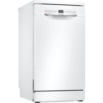 Bosch SPS2IKW10E Szabadonálló mosogatógép 9 teríték, 9.5 L fogyasztás, 5 program, 48 db zajszint, F energiaosztály, Alsó evőeszköztartó kosár, 45 cm, Digit. kijelző