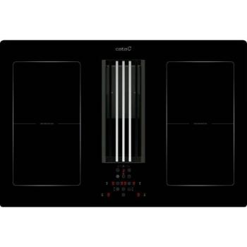 Cata IAS-770 Beépíthető Indukciós főzőlap beépített páraelszívóval Keret nélküli,7400 W,Érintőszenzoros,Gyerekzár, kép