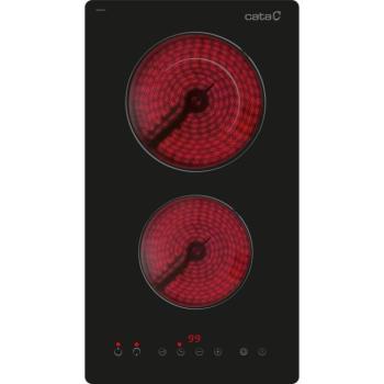 Cata TD-3002 BK/B beépíthető üvegkerámia domino lap 08060405 kép