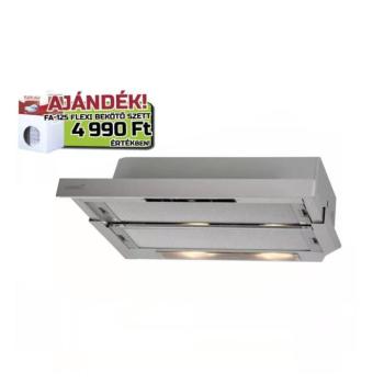 Cata TF-5260 alu LED Beépíthető Kihúzható páraelszívó LED világítás 2 db motor,350 m3/h,54-68 dB,60 cm széles,D kép