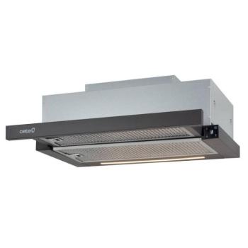 Cata TFH-6630/A BK Beépíthető Kihúzható páraelszívó LED világítás 1 db motor, 605 m3/h, 47-68 dB zajszint, 60 cm széles, A+ Energiaosztály kép