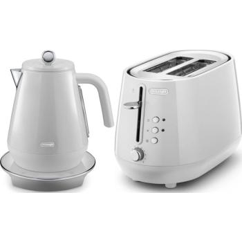 De'Longhi Eclettica SpecialTea reggeli kollekció fehér színben (KBY2011.W & CTY2103.W) kép