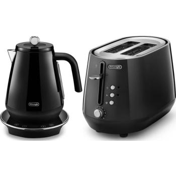 De'Longhi Eclettica SpecialTea reggeli kollekció fekete színben (KBY2011.BK & CTY2103.BK) kép