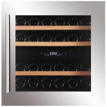 Dunavox DAVS-25.63DSS Soul beépíthető borhűtő inox 25 palackos kép