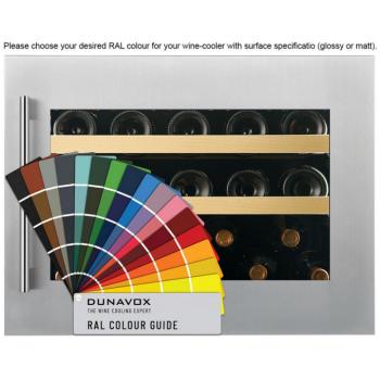 Dunavox DVS-19.50C Spirit beépíthető borhűtő RAL 19 palack kép