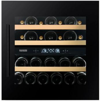 Dunavox DVS-25.65DMB Spirit beépíthető borhűtő matt fekete 25 palack kép