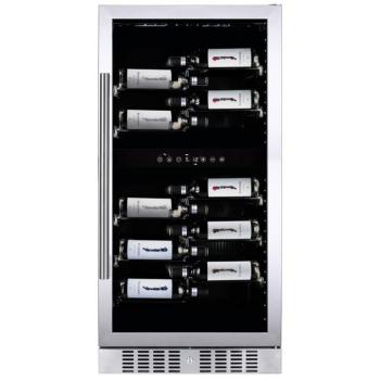 Dunavox DX-58.258DSS Grande beépíthető borhűtő inox 58 palackos kép
