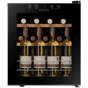 Dunavox DXFH-16.46 Home szabadonálló borhűtő fekete 16 palackos kép