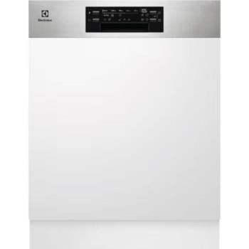 Electrolux EES47310IX Beépíthető mosogatógép, 14 teríték,9.9 L,8 prog.,44 dB,D,Alsó evőeszk.,60 cm,Digit.kijelző, Autom.ajtónyit. kép