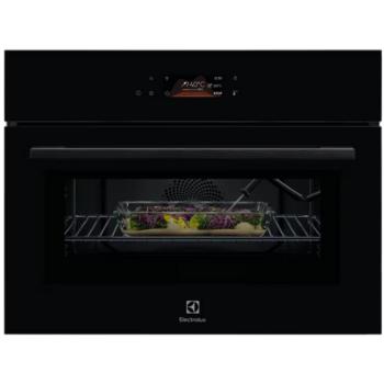 Electrolux LVL8E09Z CombiQuick beépíthető kompakt sütő mikrohullámmal fekete kép