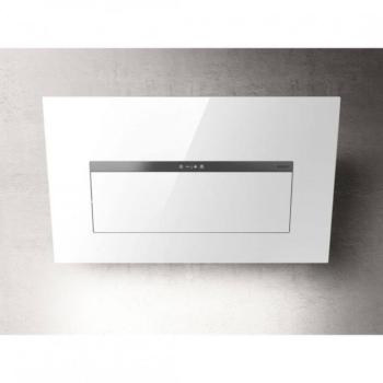 Elica BLOOM-S WH/A/85 fehér üveg Fali páraelszívó LED világítás 1 db motor,750 m3/h,64 dB,85 cm széles,A kép