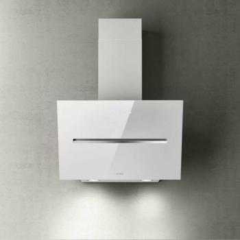 Elica SHY-S WH/A/60 fehér üveg Fali páraelszívó LED világítás 1 db motor,650 m3/h, 71 dB,60 cm széles,A kép