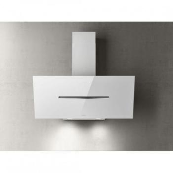 Elica SHY-S WH/A/90 fehér üveg Fali páraelszívó LED világítás 1 db motor,650 m3/h, 71 dB,90 cm széles,A kép