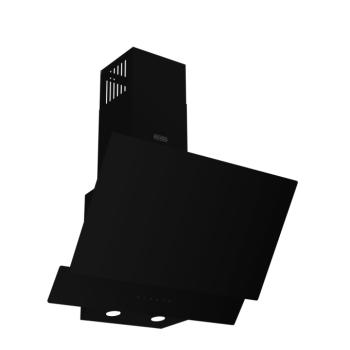 Evido CHY6TB.1 SKY PRO 60B döntött fali páraelszívó fekete üveg 60cm kép