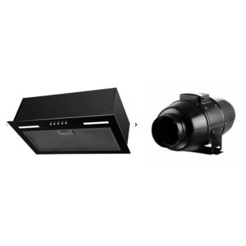 Evido FADE 60GB beépíthető páraelszívó 60cm fekete CHB6BB.2 + Silent 1020 külső motor 442050 kép