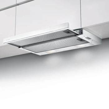 Faber Flexa NG W/X A60 Kihúzható páraelszívó LED világítás 1 db motor, 350 m3/h, 59-69 dB zajszint, 60 cm széles, D Energiaosztály kép