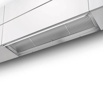 FaberIn-Nova Zero Drip X A120 Mennyezetbe építhető páraelszívó LED világítás 1 db motor, 710 m3/h, 49-69 dB zajszint, 120 cm széles, A Energiaosztály kép