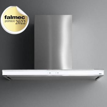 Falmec LUMINA EVO NRS 90 fehér Fali páraelszívó Neon világítás 1 db motor,800 m3/h,37-55 dB,90 cm széles,B kép