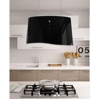 Falmec MARE E.ion BLACK Sziget páraelszívó LED világítás 1 db motor,450 m3/h,56-63 dB,66 cm széles,B kép