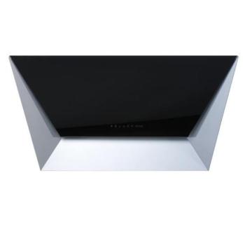 Falmec PRISMA 85 fekete Fali páraelszívó LED világítás 1 db motor, 750 m3/h, 48-60 dB zajszint, 85 cm széles, A Energiaosztály kép