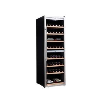 FERRARA SW-180 SS szabadonálló borhűtő szálcsiszolt rozsdamentes kerettel 180 palackos 184x60x68cm kép