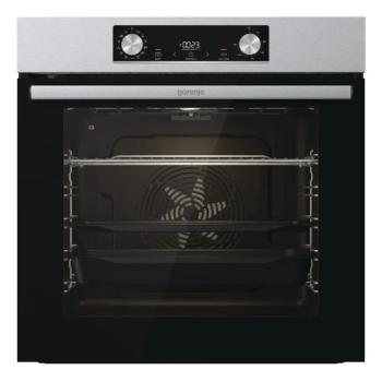 Gorenje BPS6737E03X Beépíthető Sütő 12 funkcióval,77 L,Teleszkópos sütősín nélkül,Pirolitikus kép