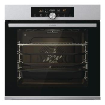 Gorenje BPS6747A06X Beépíthető Sütő 12 funkcióval,77 L,Teleszkópos sütősín,Pirolitikus kép
