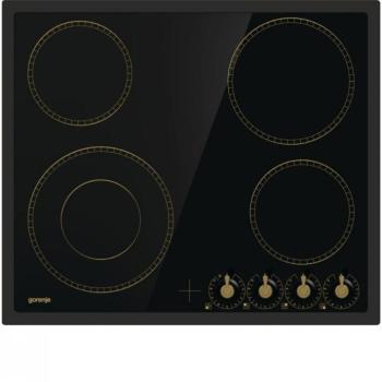Gorenje EC642CLB Beépíthető Kerámia főzőlap Keret nélküli,6400 W,Mechanikus vezérlés,Gyerekzár nélkül,nélkül kép