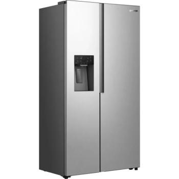 Gorenje NRS917E61X Side by side hűtőszekrény, jég-és italadagoló kép