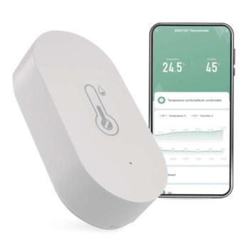 GoSmart digitális vezeték nélküli hőmérő, páratartalom-mérővel, ZigBee EGS0102 kép