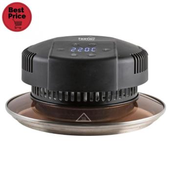 Home HG LS 1000 forró levegős sütőfedél, teljesítmény 1000 W, 45 °C – 220 °C-ig állítható hőmérséklet, max. ∅24 cm edényméret kép