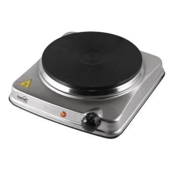 Home HG R 03SS hordozható elektromos főzőlap, teljesítmény: 1500 W, ∅18 cm főzőfelület, rozsdamentes készülékház kép