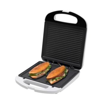 HOME HGP4 panini szendvicssütő, 1200 W, nagy sütőfelület, tapadásmentes, jelzőfények kép