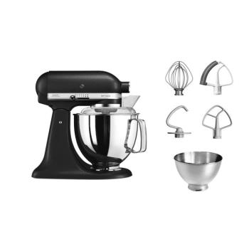 KitchenAid Artisan billenőfejes konyhai robotgép 4,8 L extra tartozékokkal – öntöttvas fekete kép