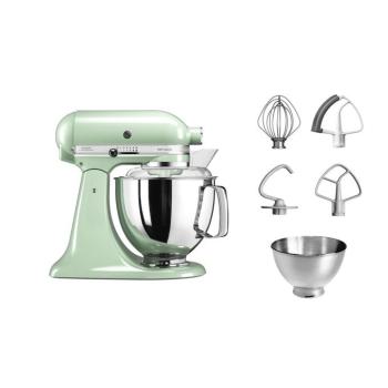 KitchenAid Artisan billenőfejes konyhai robotgép 4,8 L extra tartozékokkal – pisztácia kép