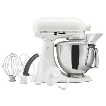 KitchenAid Artisan billenőfejes konyhai robotgép 4,8 L extra tartozékokkal – porcelánfehér kép