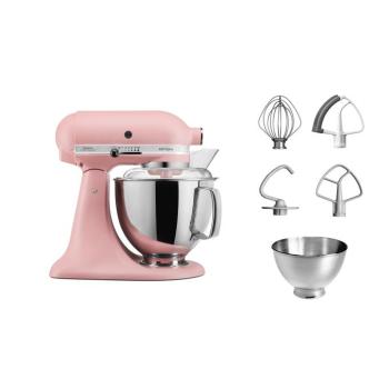 KitchenAid Artisan billenőfejes konyhai robotgép 4,8 L extra tartozékokkal – szárított rózsa kép