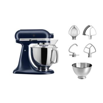 KitchenAid Artisan billenőfejes konyhai robotgép 4,8 L extra tartozékokkal – tintakék kép