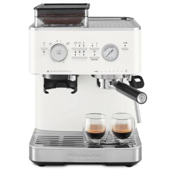 KitchenAid Félautomata kávéfőző – porcelánfehér kép