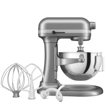 KitchenAid Heavy Duty 5KSM55SXXECU emelőkaros robotgép 5,2L ezüst kép
